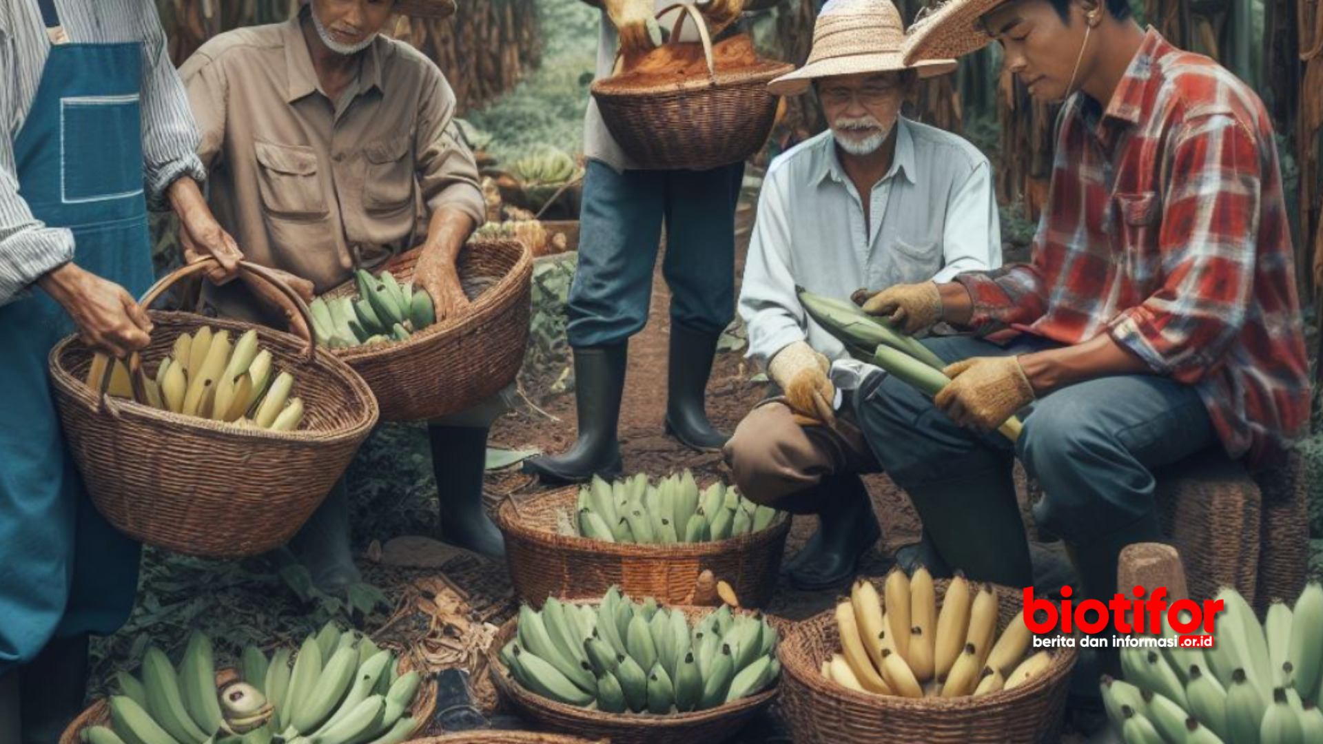 Proses Penanaman Pisang