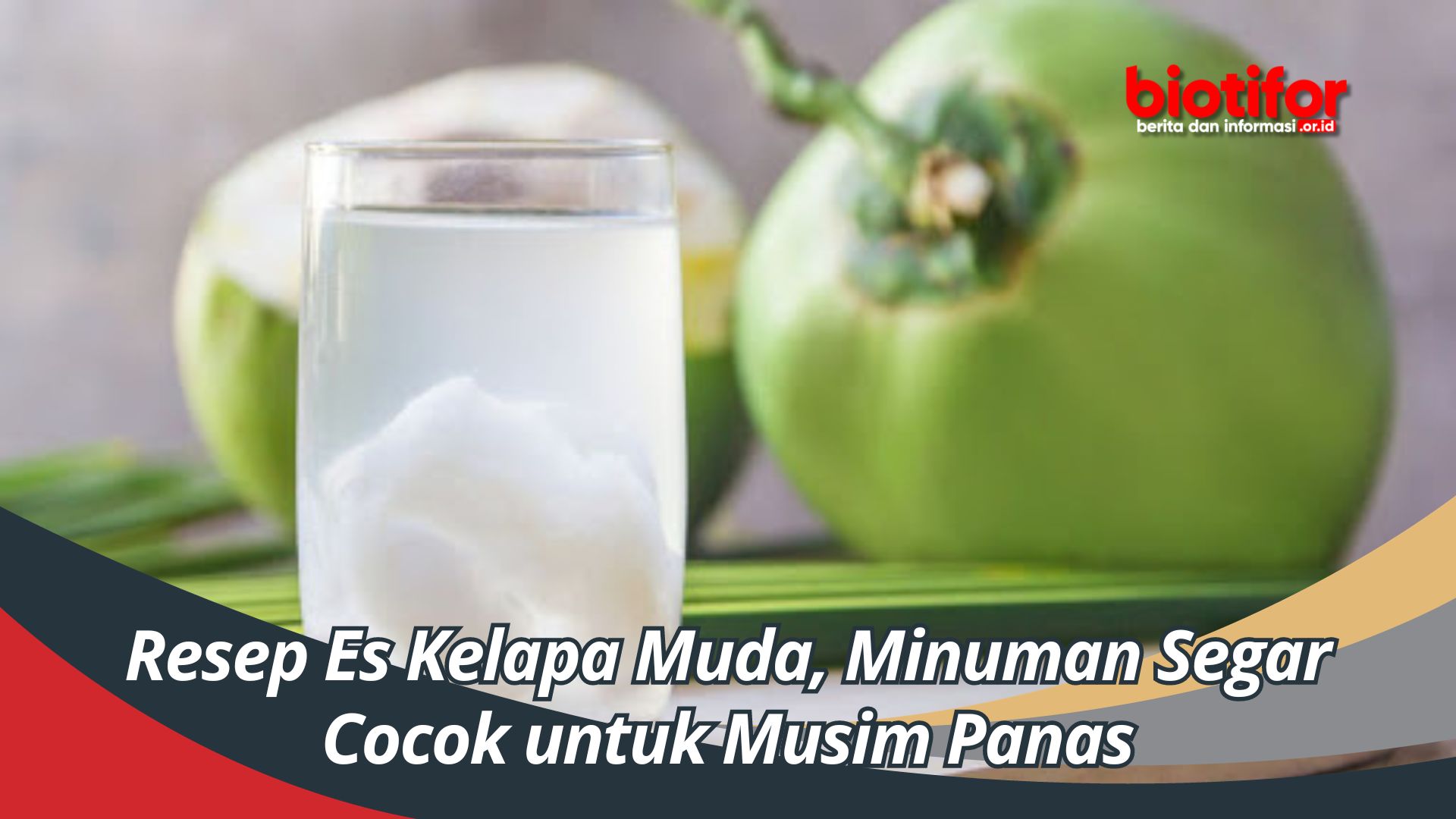 Resep Es Kelapa Muda, Minuman Segar Cocok untuk Musim Panas