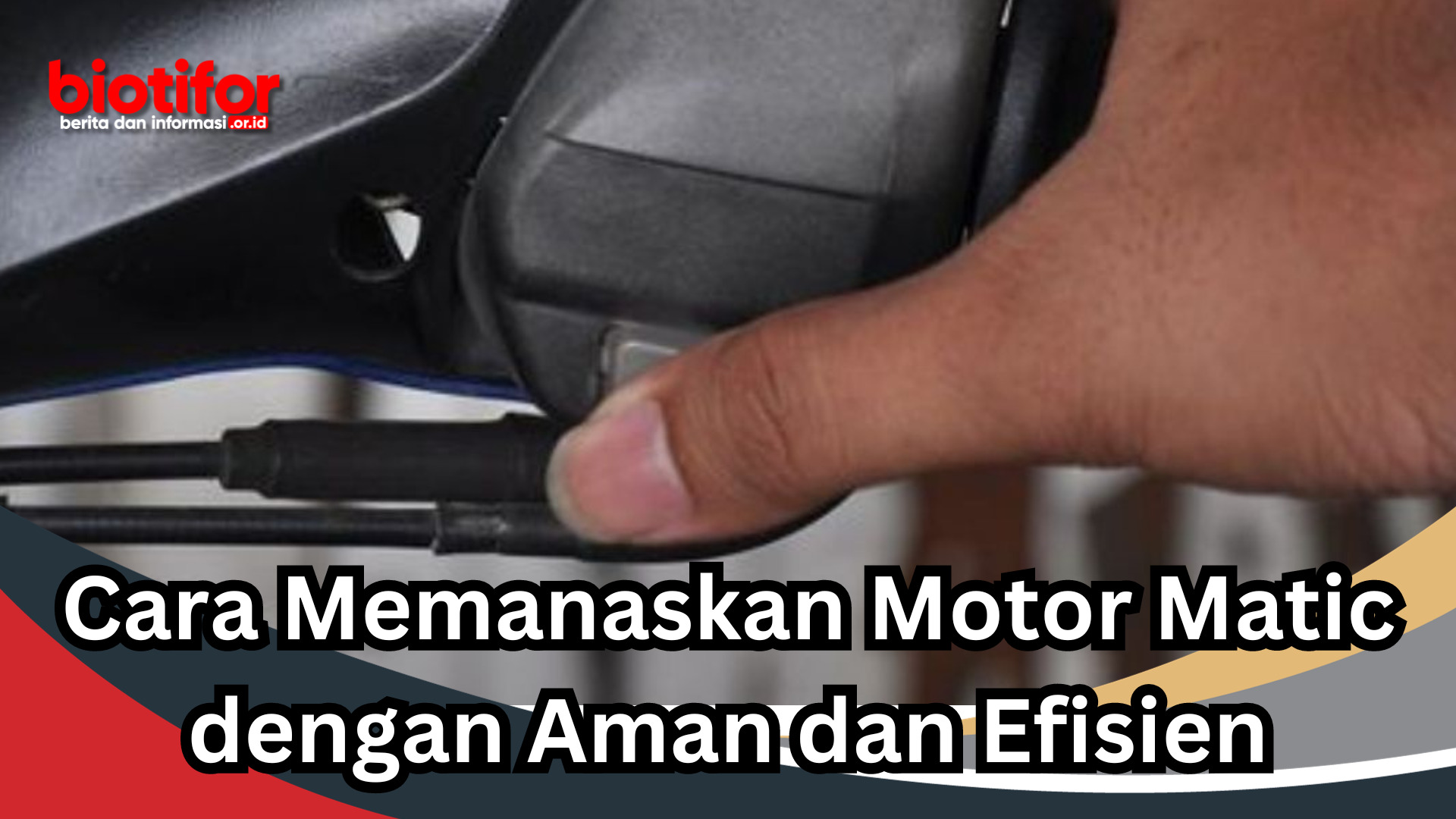 Cara Memanaskan Motor Matic dengan Aman dan Efisien