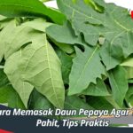 Cara Memasak Daun Pepaya Agar Tidak Pahit, Tips Praktis