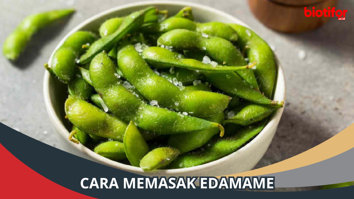 Cara Memasak Edamame