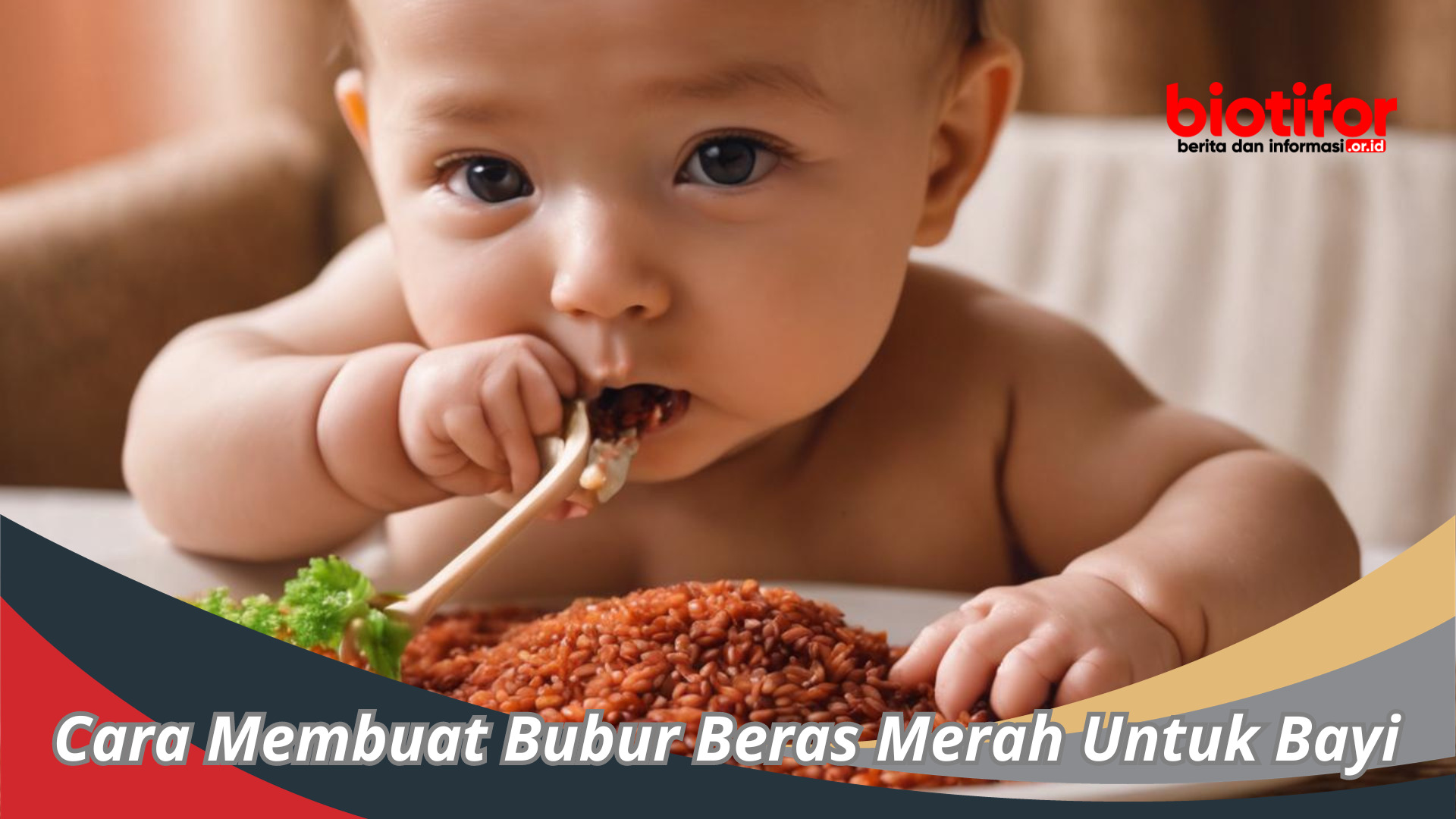 Cara Membuat Bubur Beras Merah Untuk Bayi Yang Gurih Untuk Si Kecil
