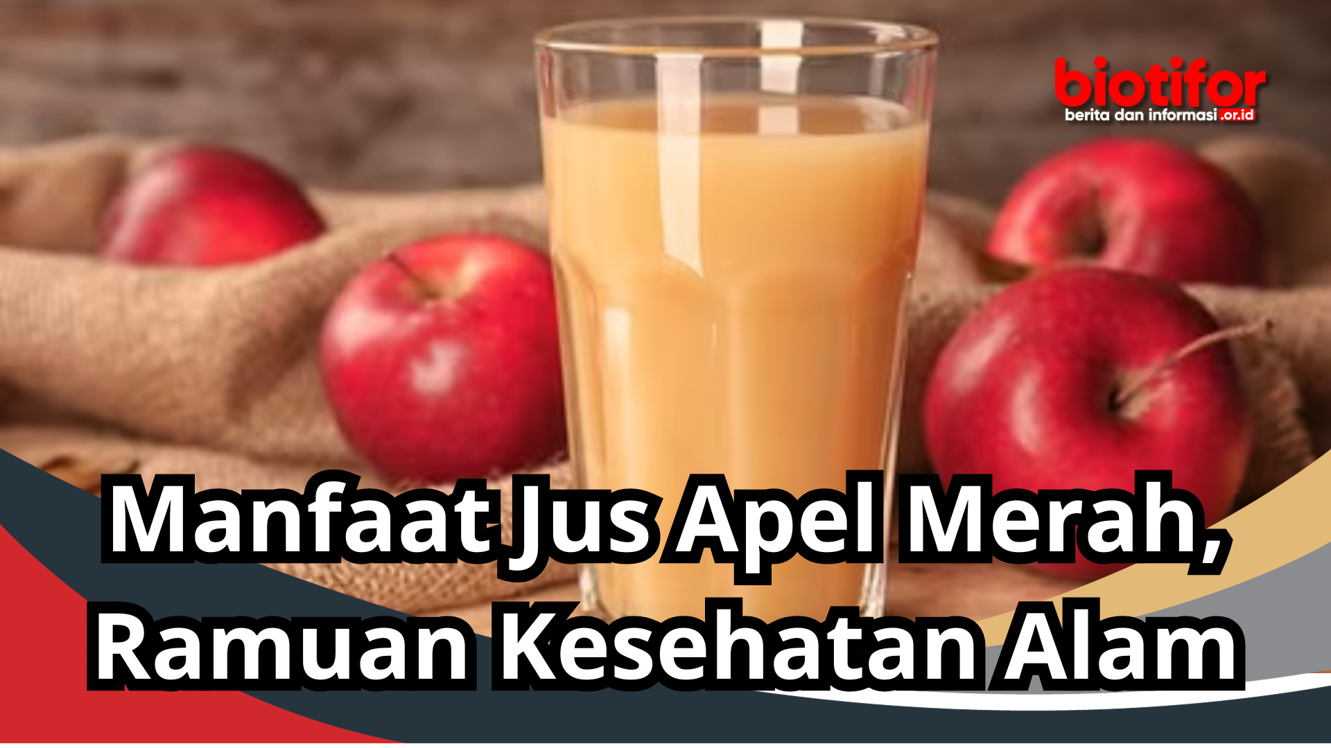 Manfaat Jus Apel Merah