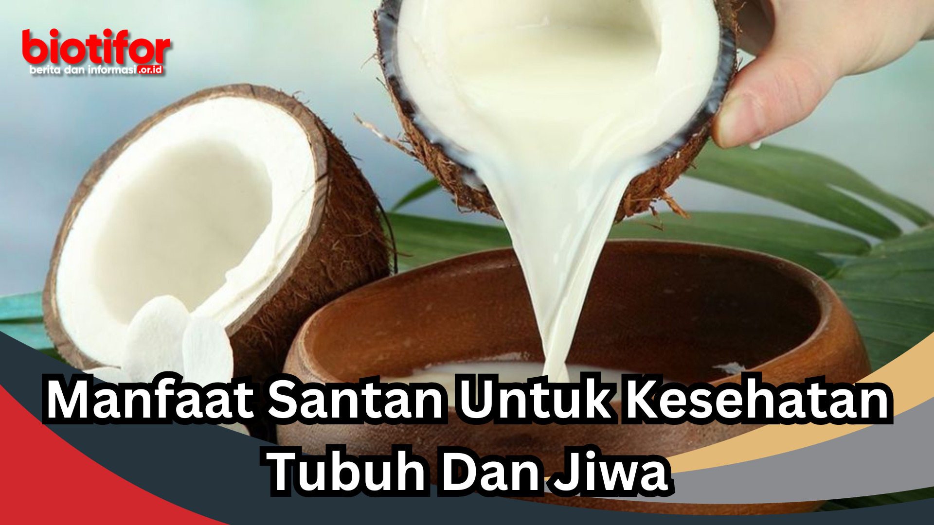 Manfaat Santan Untuk Kesehatan Tubuh Dan Jiwa