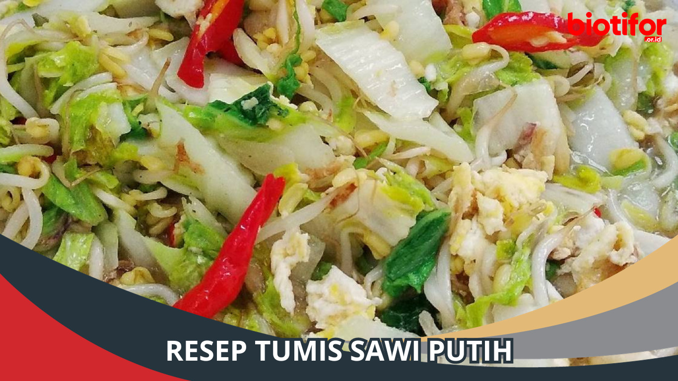 Resep Tumis Sawi Putih, Sajian Lezat dengan Gaya Sehat