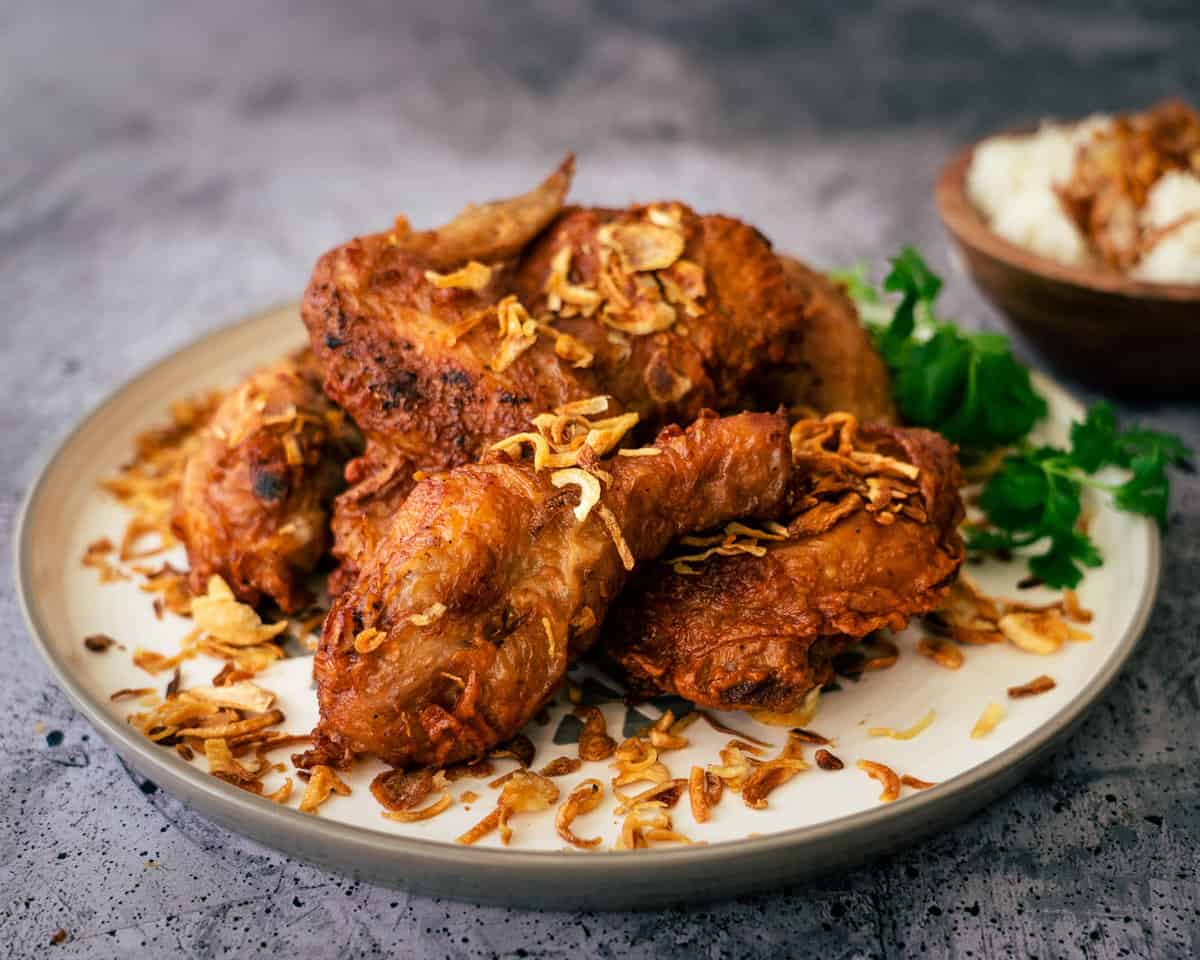 Cara Memasak Ayam Goreng Ungkep Bumbu Kuning