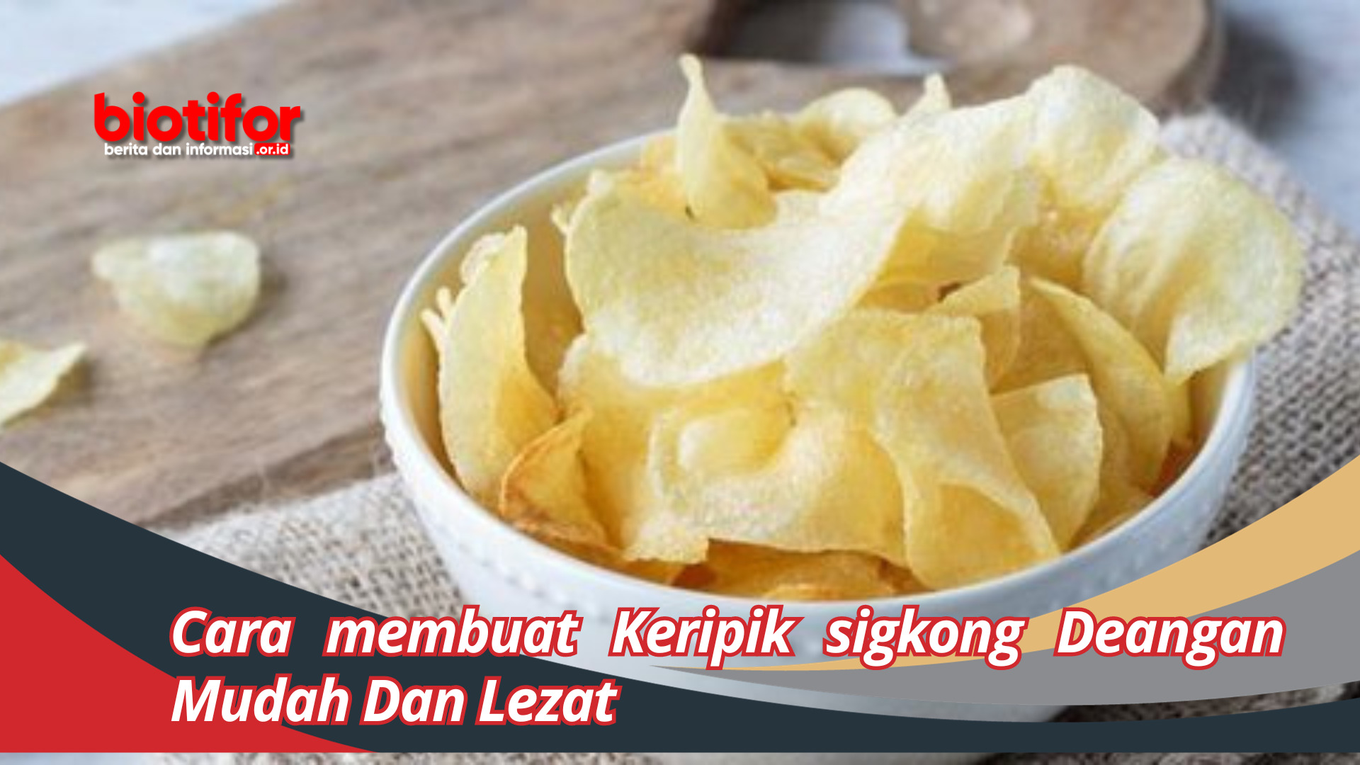 Cara membuat Keripik sigkong